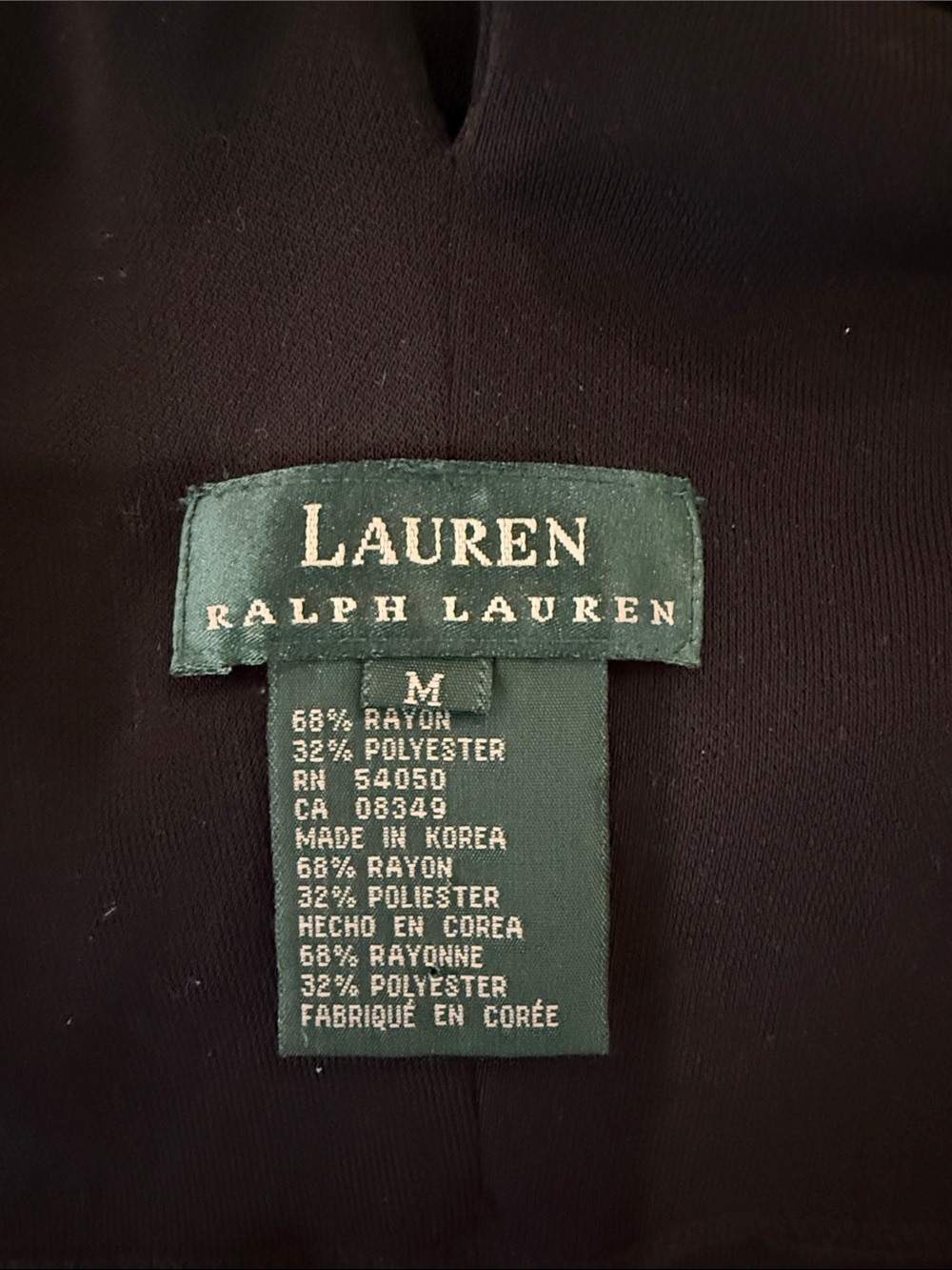 Ralph Lauren Black Sleeveless Midi Dress - Picture 2 of 4